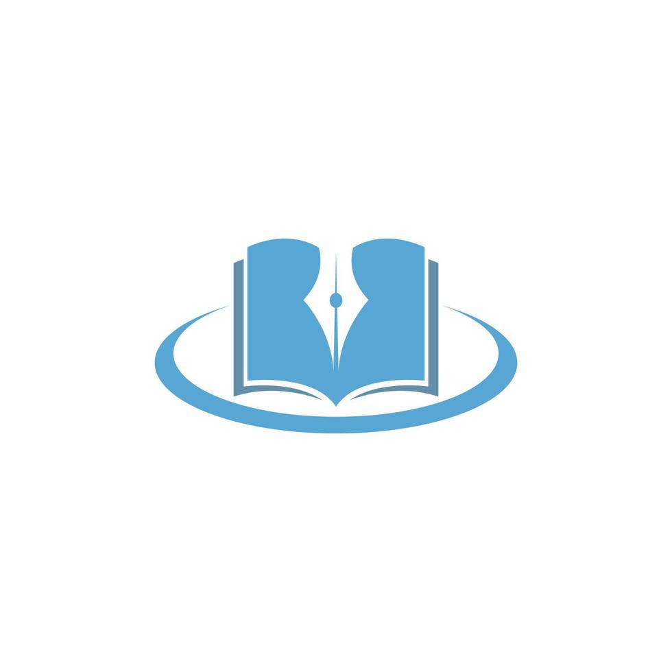 book logo icon illustration design template vector