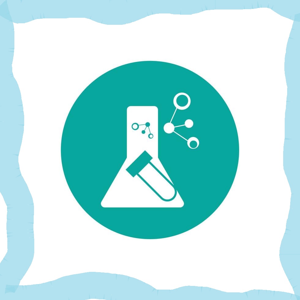 chemistry logo template illustration free vector